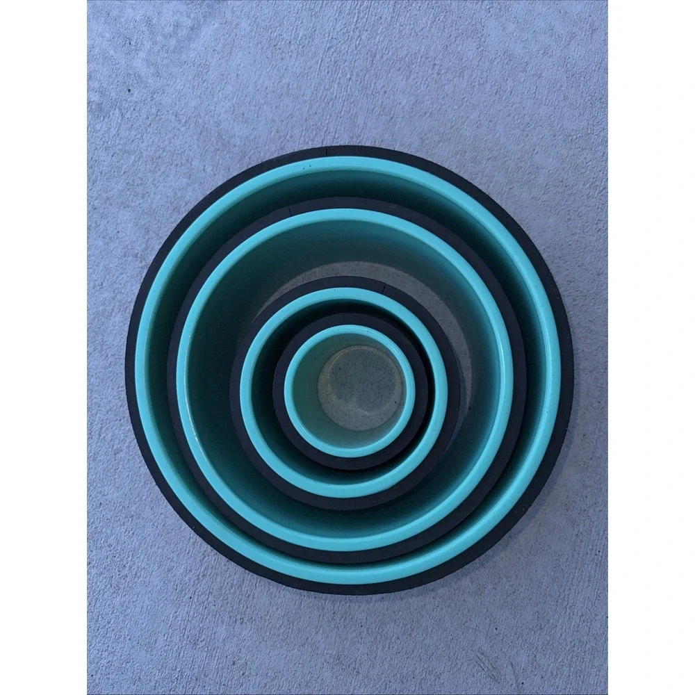 Yoga Wheel Set of 4 Thick Back Wheels for Pain Relief & Stretch